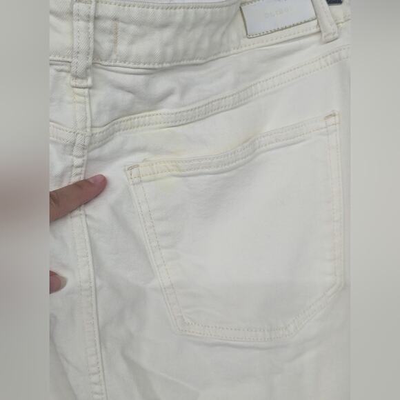 Rtr DL1961 Asra Low Rise Denim Maxi Skirt sz30 (10) High Front Slit Hem Solid - Picture 8 of 15